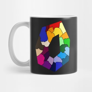 Colorful Polygon Mug